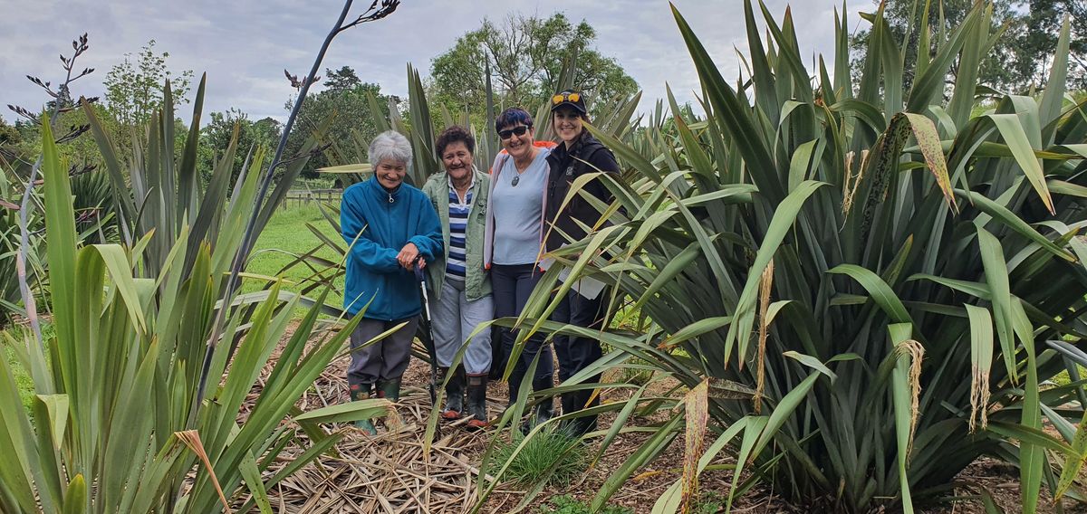 Ada Te Huia, Ngaati Apakura, Rama Kete (Ngaati Apakura), Penney Cameron and Rose Graham, DOC