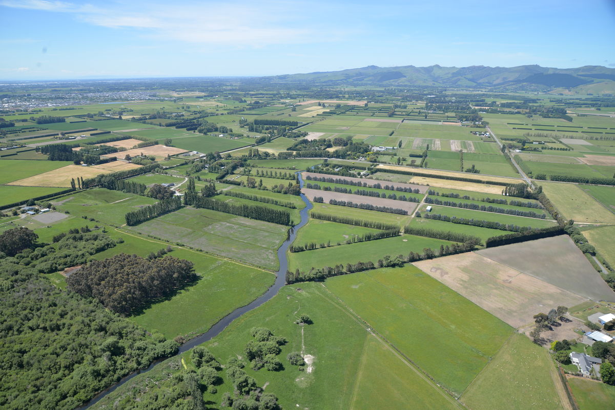 LII River running through farmland