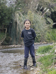 Girl in the stream