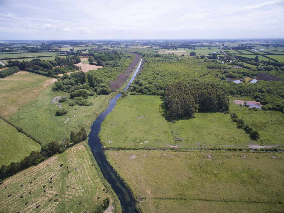 Aerial view of Yarrs Lagoon