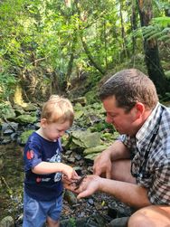 Gareth Levers and son