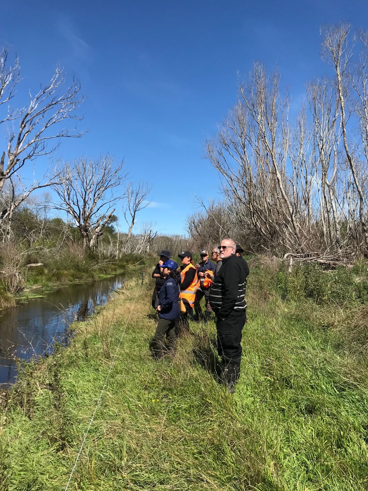 Living Water team visit Yarrs Lagoon